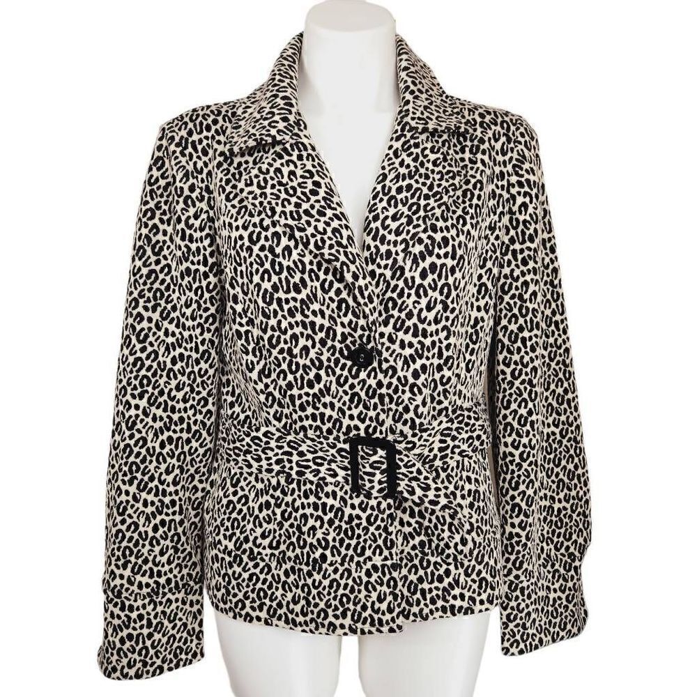 Marisa Christina leopard print jacket blazer Size medium